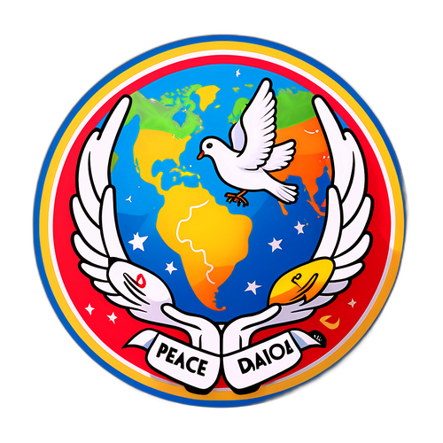 国际关系和平鸽图案