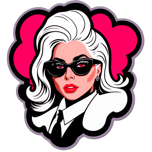 Δυναμικό Αυτοκόλλητο της Lady Gaga