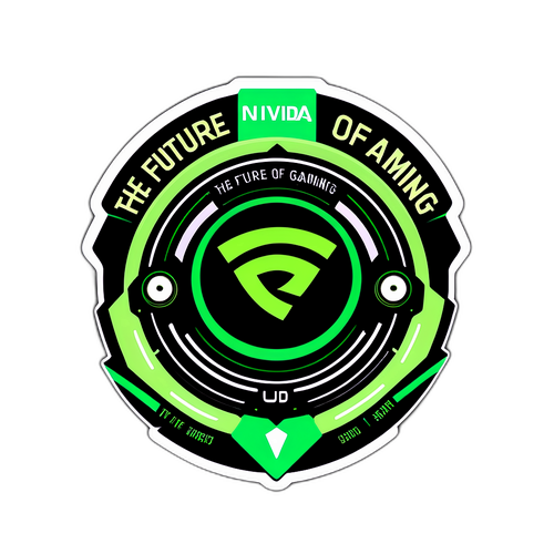 NVIDIA GPU 디자인 스티커 "게임의 미래"