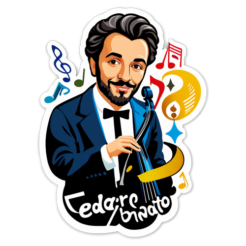 Il Leggendario Edoardo Bennato: Musica e Cultura Italiana in un Unico Sticker!