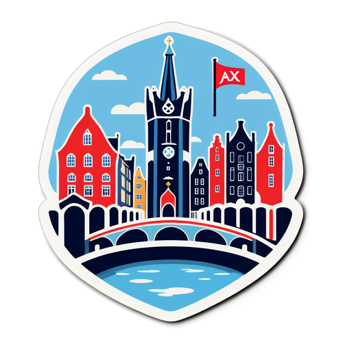 Ajax Logo met Utrechtse Elementen