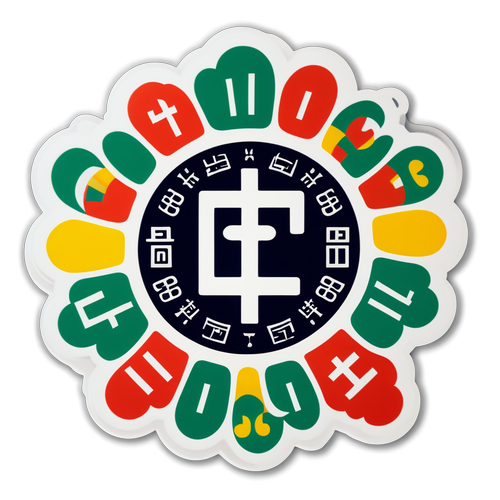 Sticker de Loteria com Números da Sorte