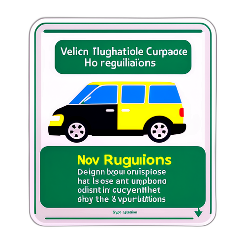 高乘載車輛（HOV）規範教育貼紙