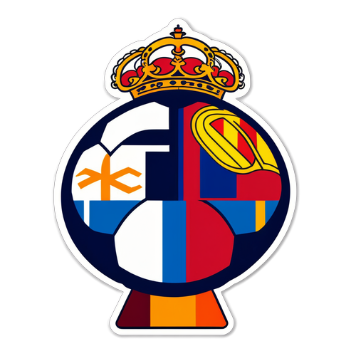 Rivaliteetti Huipussaan: Real Madrid vs. Barcelona - Ikoninen Sticker, Joka Herättää Tuntemuksia!