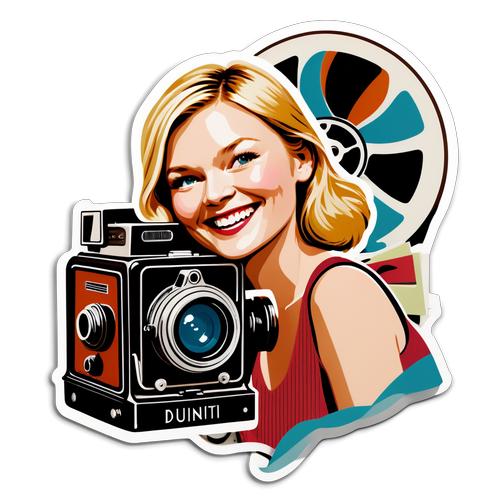 Adesivo Giocoso di Kirsten Dunst