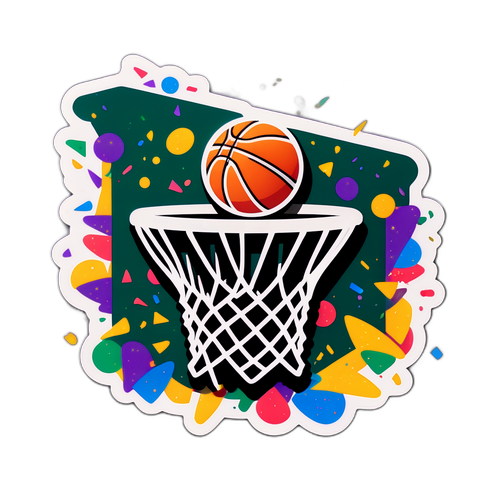 Lakers and Bucks Rivalry Sticker