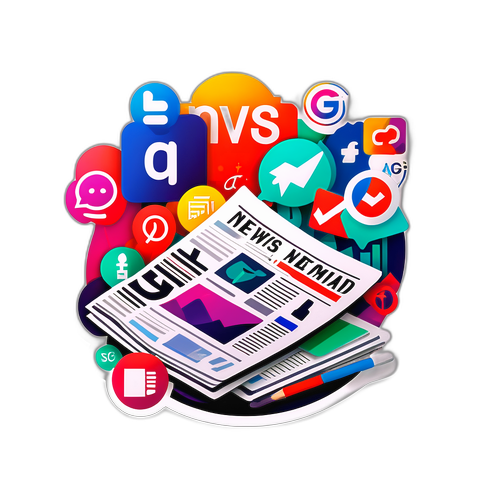 Adressa-logo på avisbakgrunn med digitale medier