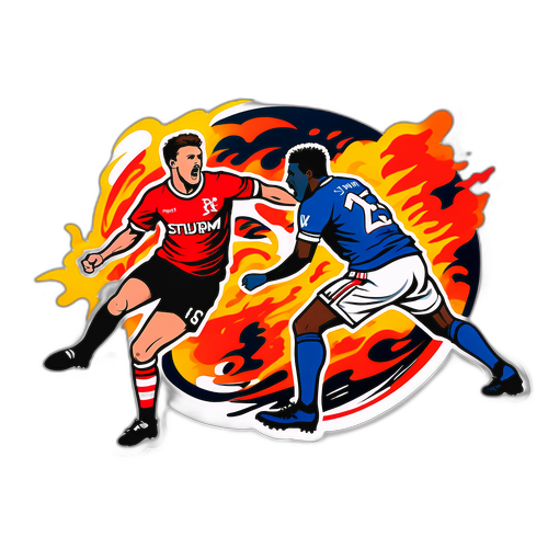 Stiker Dramatis Pertarungan Sturm vs. Rangers