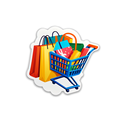 Alışveriş Bağımlılığı Sticker'ı