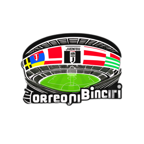 Juventus Aufkleber: 'Für immer Bianconeri'