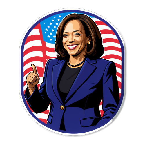 Stolt och Enad: Kamala Harris Inspirerar med Tillsammans för Framtiden!