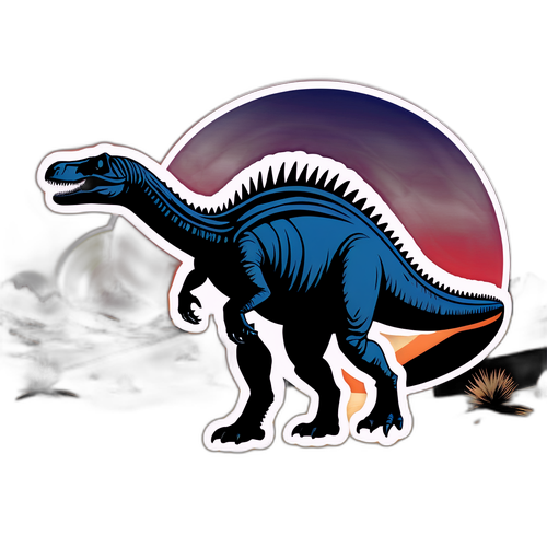 Sticker van Spinosaurus Mirabilis