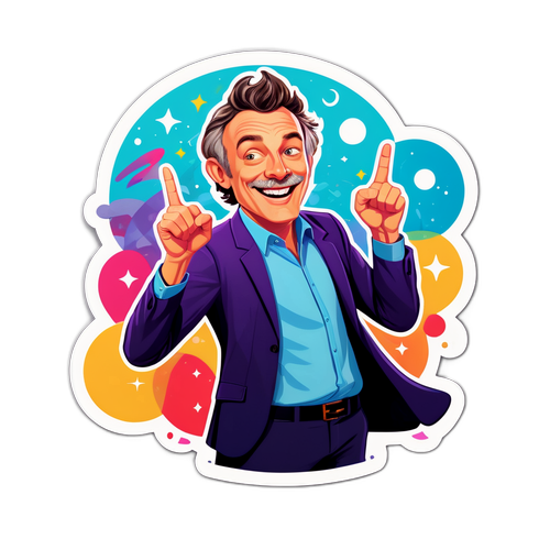 Sticker Divertido de Alec Oxenford