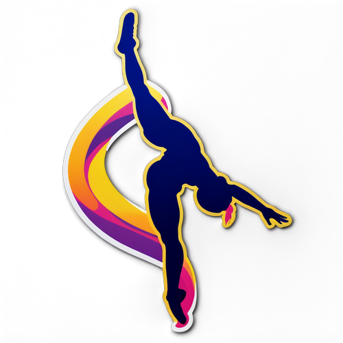 Unleash Your Passion: Transform Your Gear with the Stunning Artistic Gymnastics 2024 Sticker!