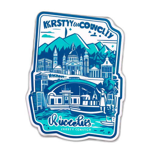 Stickers związane z sukcesami Kirsty Coventry w stylu vintage