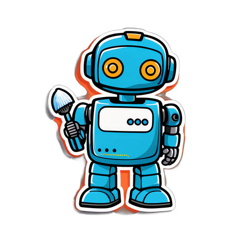 Robot prietenos pentru curățenie