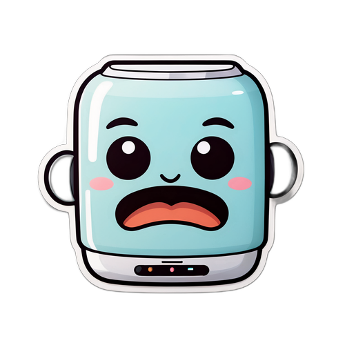 एक प्यारा एयर प्यूरीफायर स्टिकर