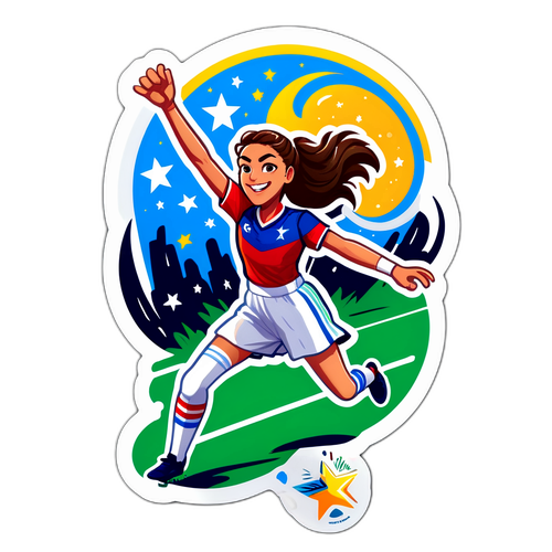 Sticker von Giulia Gwinn - "Rising Star"