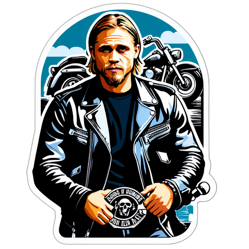 Αυτοκόλλητο με τον Jax Teller από τους Sons of Anarchy