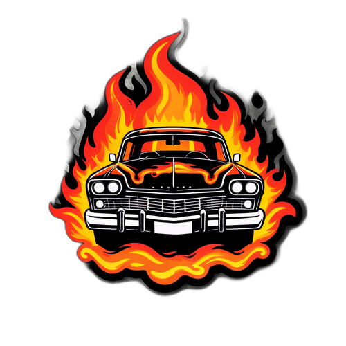 Kereta Parlimen Terbakar