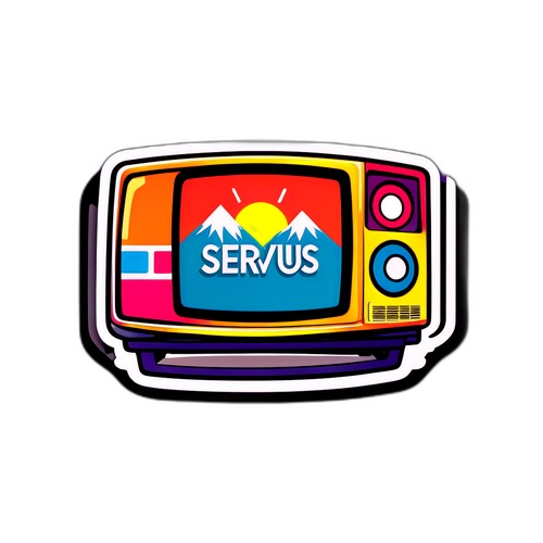 Servus TV Logo Sticker