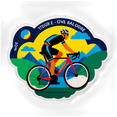 Le Sticker Éblouissant du Tour de Wallonie 2024 : Plongez dans l'Excitation du Cyclisme!