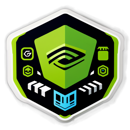 Sticker Futuristik NVIDIA RTX 5090