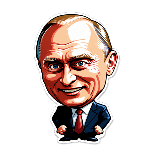 Světový vůdce nebo komik? Podívejte se, jaký má Putin vtipný výraz!