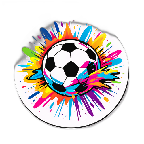 Stiker Bola Sepak Meluncur