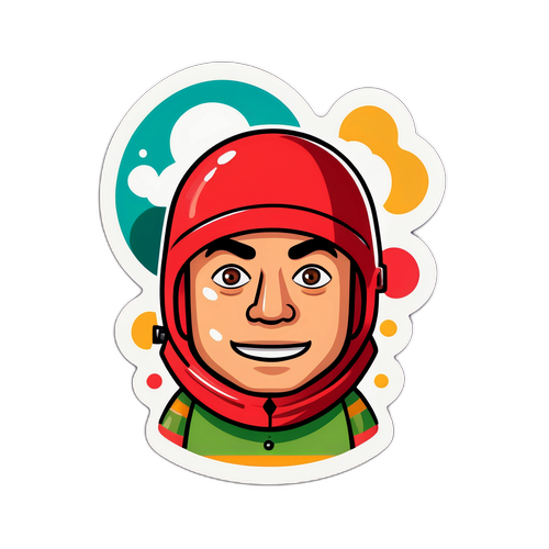 Юра Борисов с необычным объектом