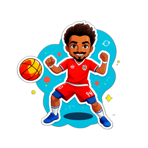 Stickervan João Pedro in Actie