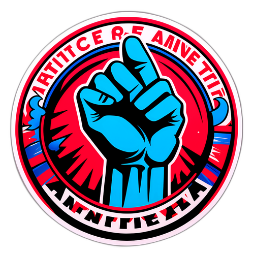 Antifa Protestowe Naklejki