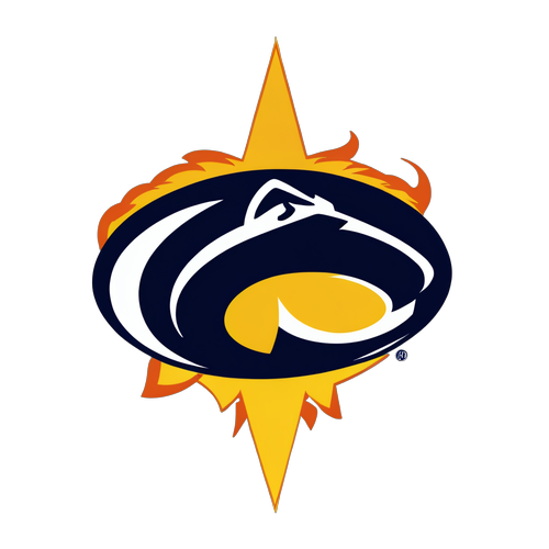 Penn State vs USC Football Sticker