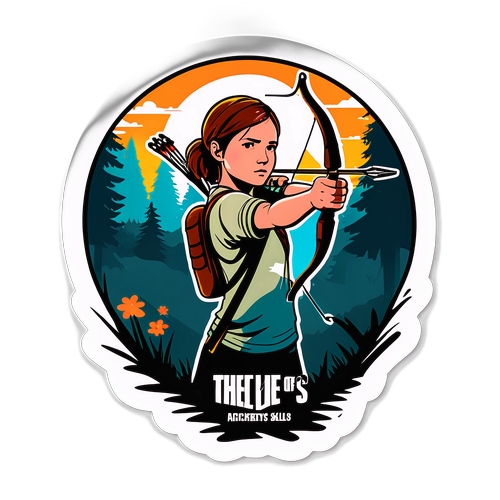 Ellie'nin Okçuluk Becerileri Sticker'ı
