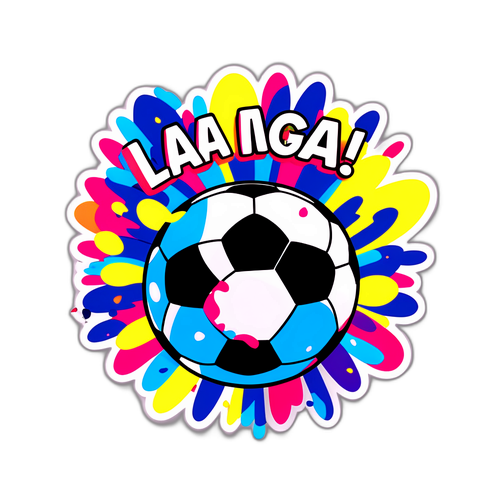 Stiker Bola Sepak Penggemar La Liga!