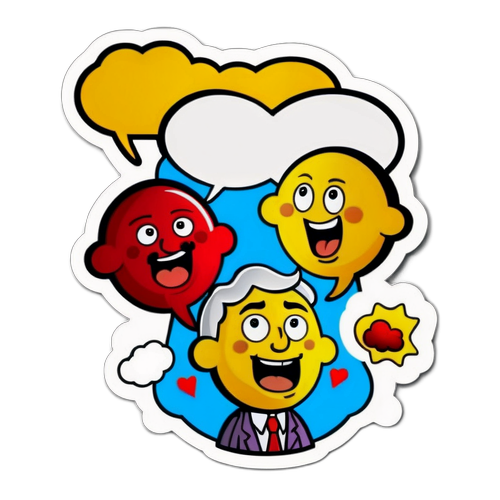 Un sticker divertido que representa a Mastantuono en una situación cómica