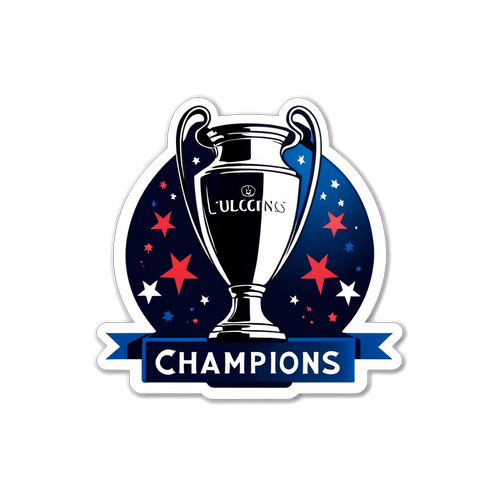 Sticker de la Liga de Campeones 2025