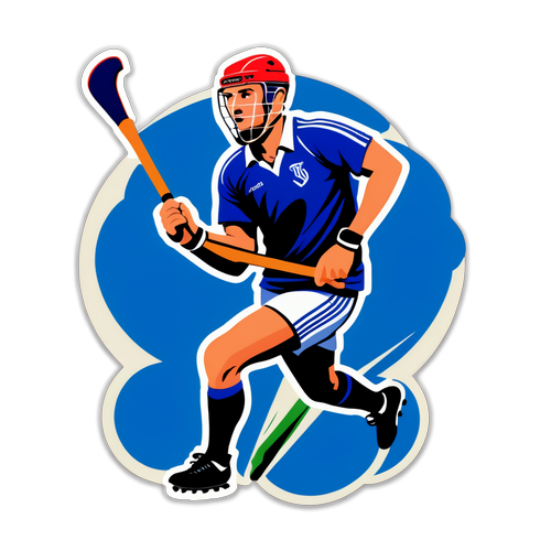 Game On! Experience the Thrill of Hurling with This Must-Have Sticker!