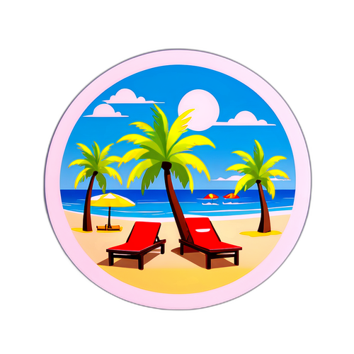 Vista Panorâmica de Aruba em um Dia Ensolarado