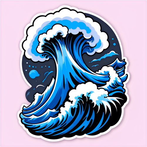 Tempestuous Waves: A Cyclone's Dance