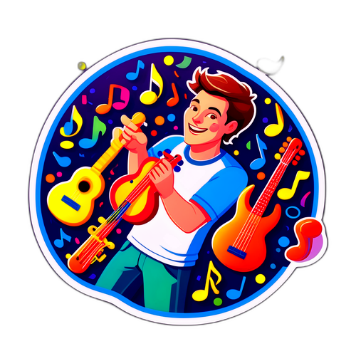 Stiker Ceria Musikal