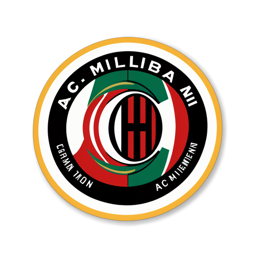 Sticker ya AC Milan Inayoonyesha Mafanikio Yake ya Kihistoria