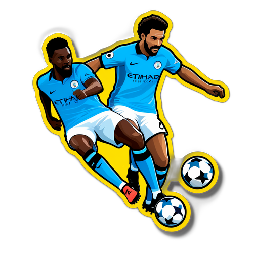 Dinamikong Sticker ng Labanan ng Man City at Napoli