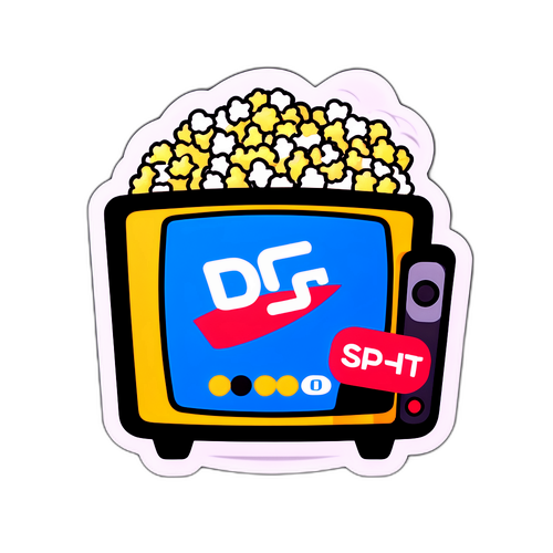 Sticker televizor cu logo Digi Sport 3