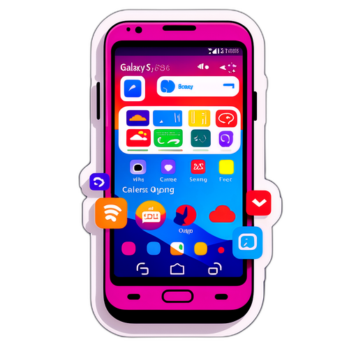 Adesivo Tecnológico com Galaxy S26 em Uso