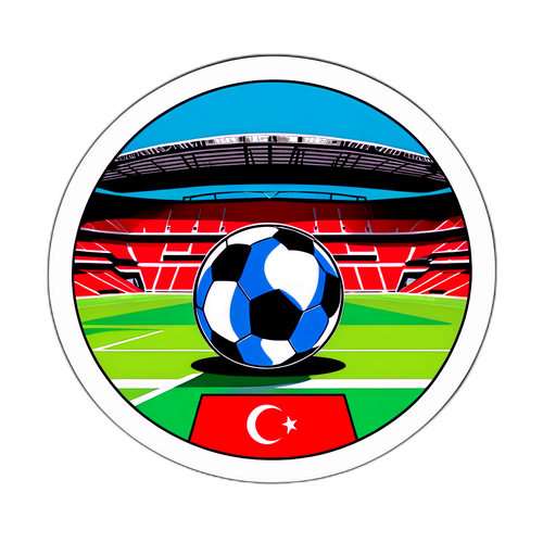 Aufkleber für die türkische Nationalmannschaft
