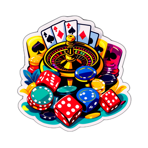 Isang Makatotohanan na Sticker ng Casino