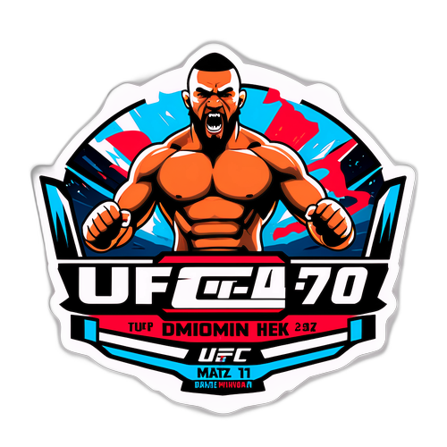 UFC 317 Klistermärken Design