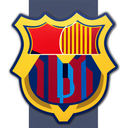 Thiết kế tối giản của biểu tượng FC Barcelona