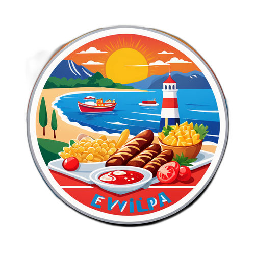 Zábavná nálepka pro milovníky chorvatské kultury